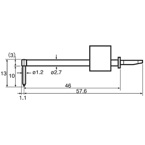 Stylus/Roughness ML=46, MLE=10, B=13, DSE=1.2 product photo Back View L