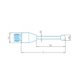 Stylus straight M3, DK2 L58 product photo