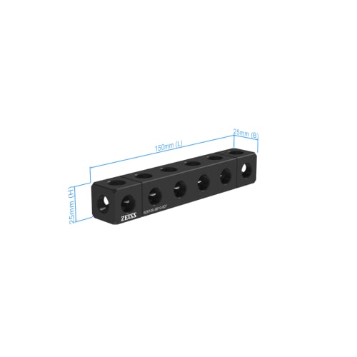 Bars - 25x25x150mm, AF25, 2 pieces product photo Back View L