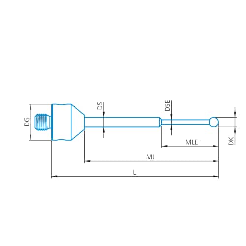 Stylus stepped M5, DK1 L23 product photo Front View L
