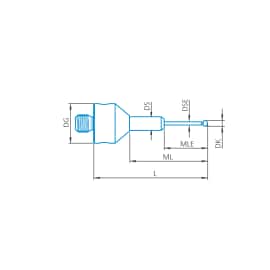 Stylus stepped M5 DK2.5 L58 D!S mono product photo