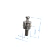 Combi bolt - M6 long, AF25, 10 pieces product photo Back View S